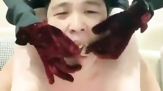 【苏曼s】憨搞骚糖糖，高跟鞋丝袜口罩，鞭打【22分钟】