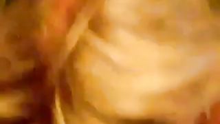 Milf sucks huge cock