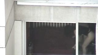 Sexy neighbour gets filmed