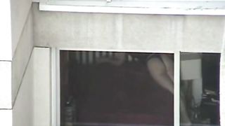 Sexy neighbour gets filmed