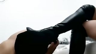 【武汉幸运女王】喜欢皮靴的…【22分钟】【高清】