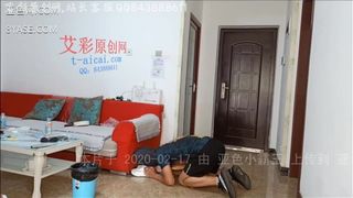 【艾彩原创】---【玉女】双女神模特踢裆惩罚！