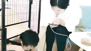 【雪儿s】圈养日常，遛狗，做狗饭，舔鞋底【34分钟】