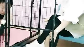 【雪儿s】圈养日常，遛狗，做狗饭，舔鞋底【34分钟】