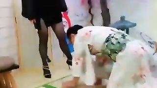 【瑾玲女王】剧情，茶室，训狗，耳光，深喉，骑马【47分钟】