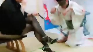 【瑾玲女王】剧情，茶室，训狗，耳光，深喉，骑马【47分钟】