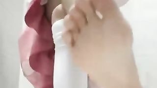 【阿月s】第一视角厕所白丝红绿灯倒计时【53分钟】