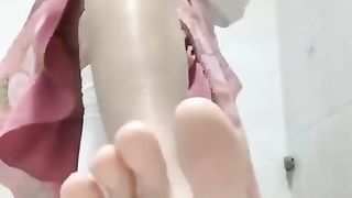 【阿月s】第一视角厕所白丝红绿灯倒计时【53分钟】