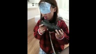 Chinese Lesbian Foot Worship 8