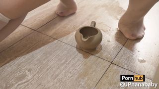 Cosplay Police BDSM Femdom Fat Guy, Pussy Licking , Facesitting , Piss Drinking