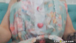 Cute Brunette Makes Her Pussy Wet