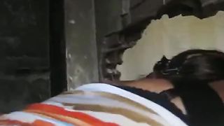 troia scopata all'aperto