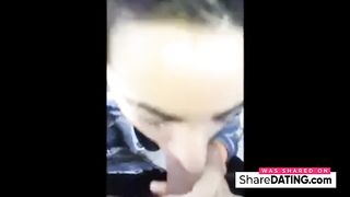 Shoot in the park! Sborrare sul viso della ragazza nel parco