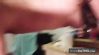 Super Sexy Doggy with a Hot Brunette!