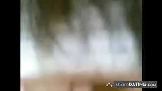 Hermosa tetona mamando y montando una verga!