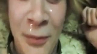 Cute Girlfriend Facial