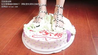 小姐姐凉鞋蛋糕