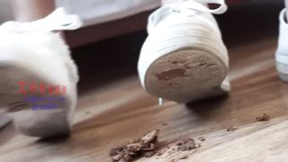 猫猫糖糖踩让我舔脚和小白鞋