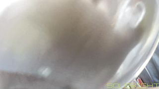 可爱模特高跟鞋水踩脸