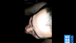 White Slut Gets throat fucked by bbc