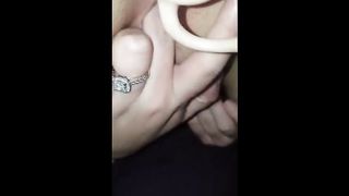 Girl comes home still horned up after meeting bull!