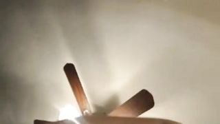 Blowjob given by black lover to her man