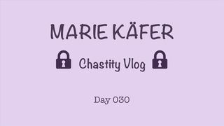 Cock is Tied off and Edged to Total Frustration - Chastity Vlog 030 - Marie Kaefer