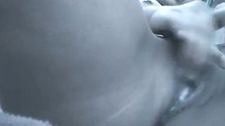 rubbing her beautiful asian pussy