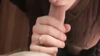 Swallows his load then thanks him