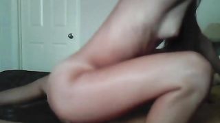 Hot College Girl Rides a Cock