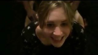 Interracial MMF threesome spitroast - with big cocks