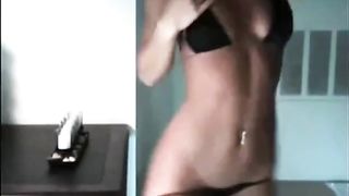 Brianna Frost in black fencenets Web cam Show