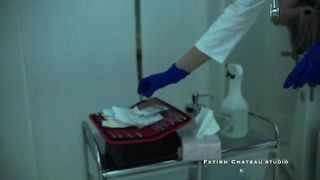 Lady Perse - Needle play in chastity!