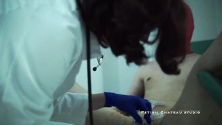 Lady Perse - Needle play in chastity!