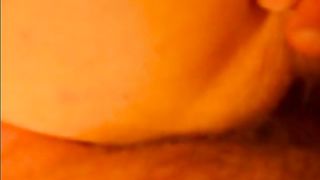 ass fucking and looking at girl's hairy puffy pussy