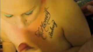 Bakersfield Thick White Trash Hooker Cum In Mouth