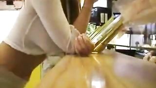 Blonde Flashing In Public