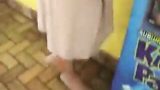 Blonde Flashing In Public