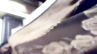 cute girl naked on bed bf captured