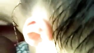 She doesn't waste any drops of his cum