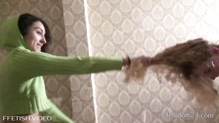 Pulling the sluts hair out - Nasty Natascha & The Cheating Slut