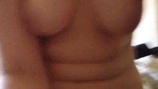 Blonde Cougar Riding Cock - Closeup POV