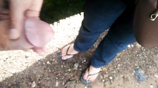 Carol wanks Dave of outdoor