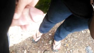 Carol wanks Dave of outdoor