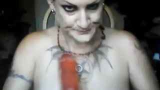 Deepthroat dildo nasty