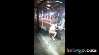 Homeless man getting head in down town Baltimore City