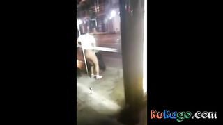 Homeless man getting head in down town Baltimore City