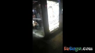 Homeless man getting head in down town Baltimore City