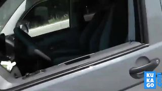 Hot German Slut pays for the Car Repair Service