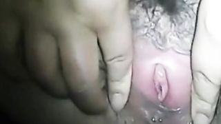 Wetting pussy of lonely Chinese MILF